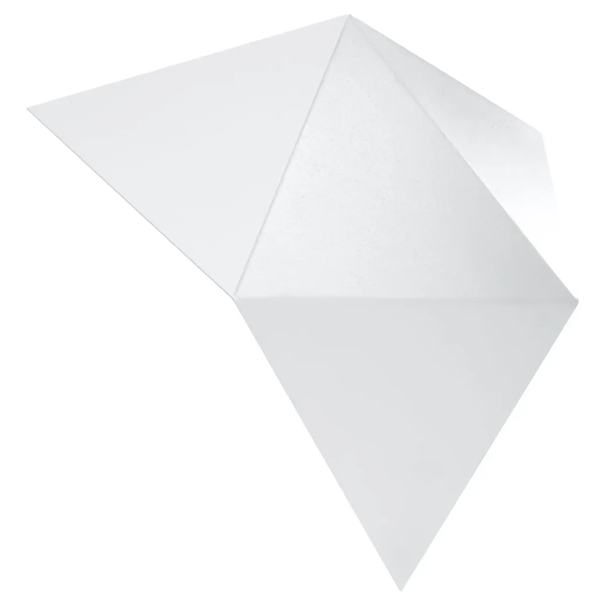 Applique acier blanc H 25 cm