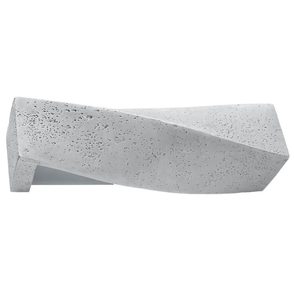 Applique béton gris H 14 cm