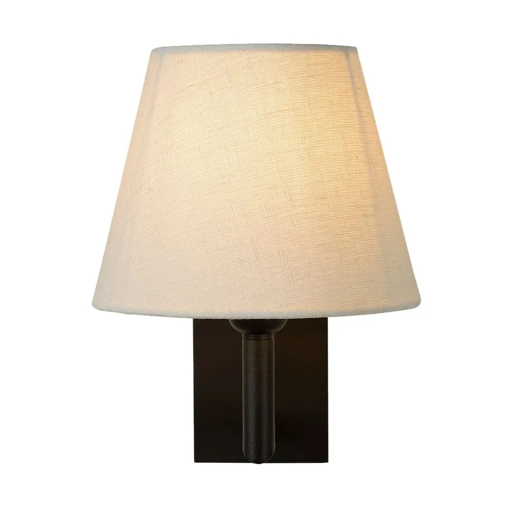 Lampe murale en marge noir hauteur 20 cm industriel