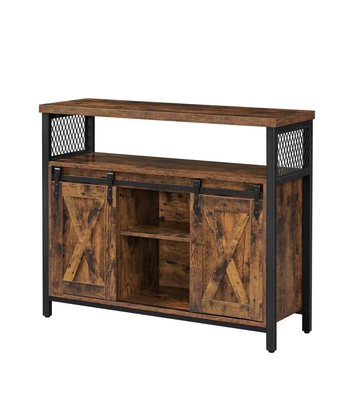 Buffet à portes coulissantes marron - l100 cm