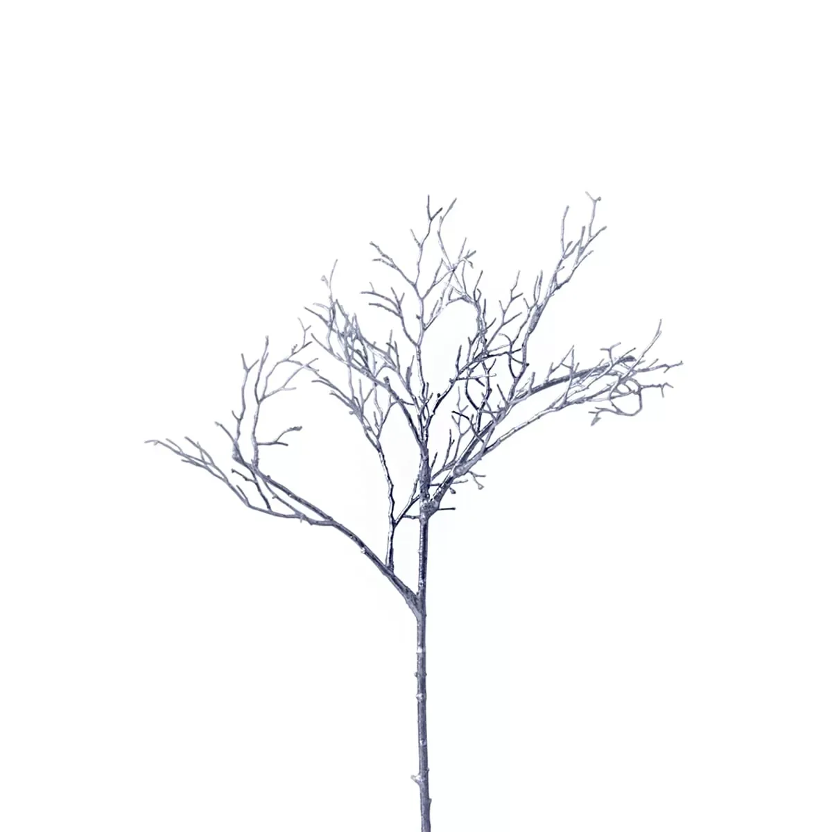 Branchage métallisé artificielle bleu H54