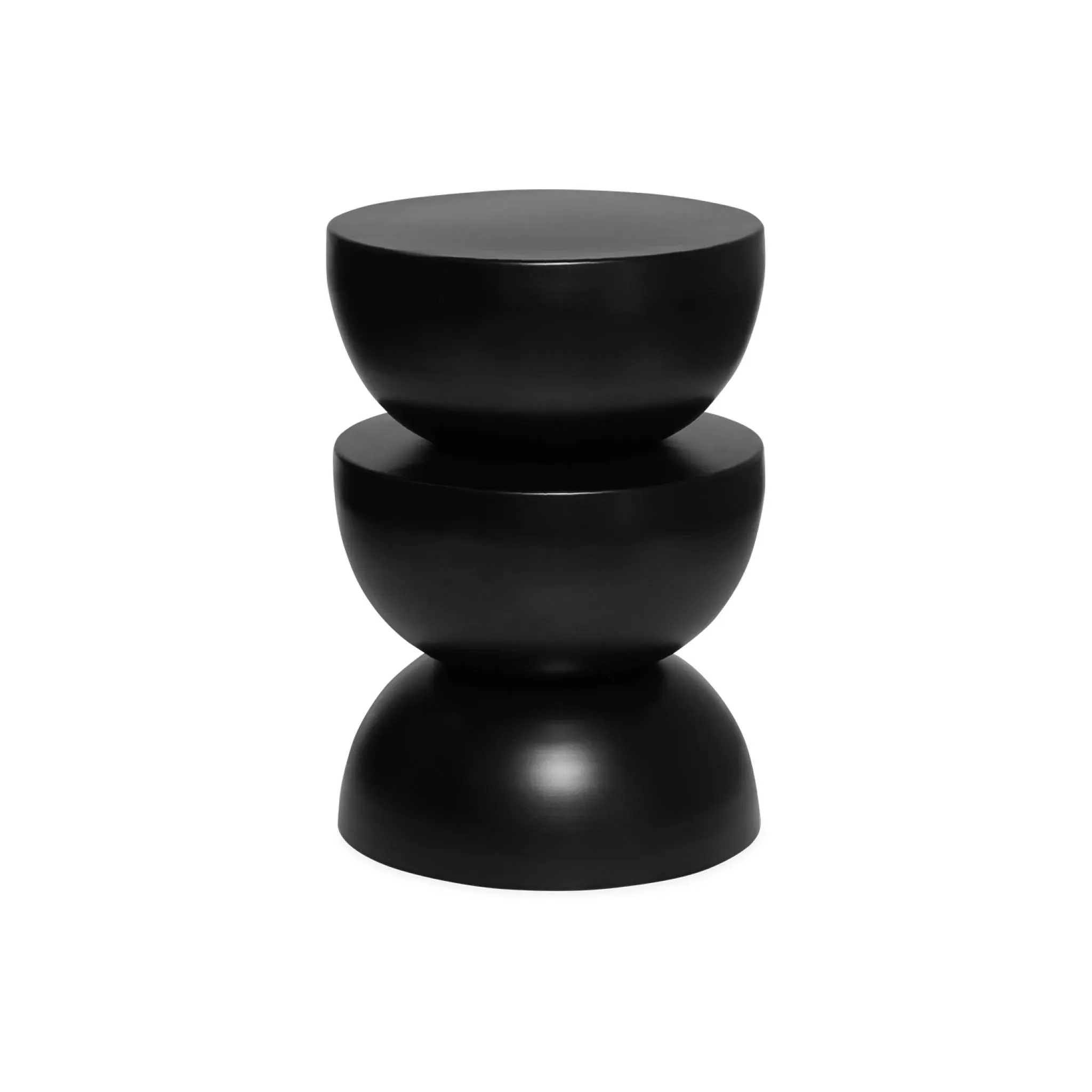 Table d'appoint en métal, D32 x h 46,5cm