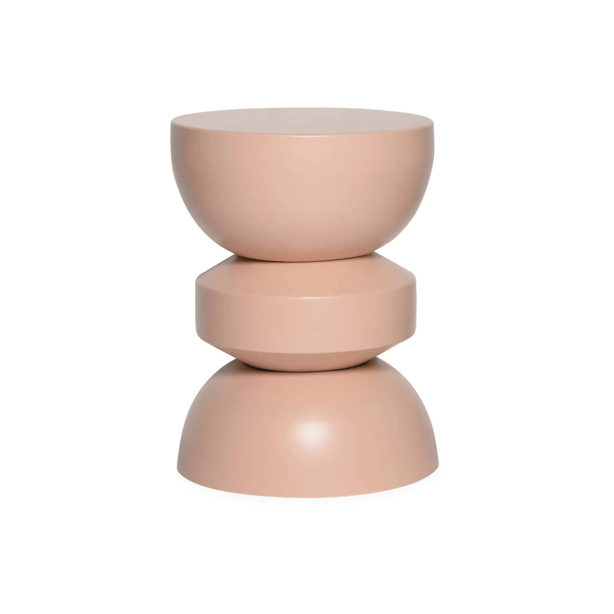 Table d'appoint en métal rose D32