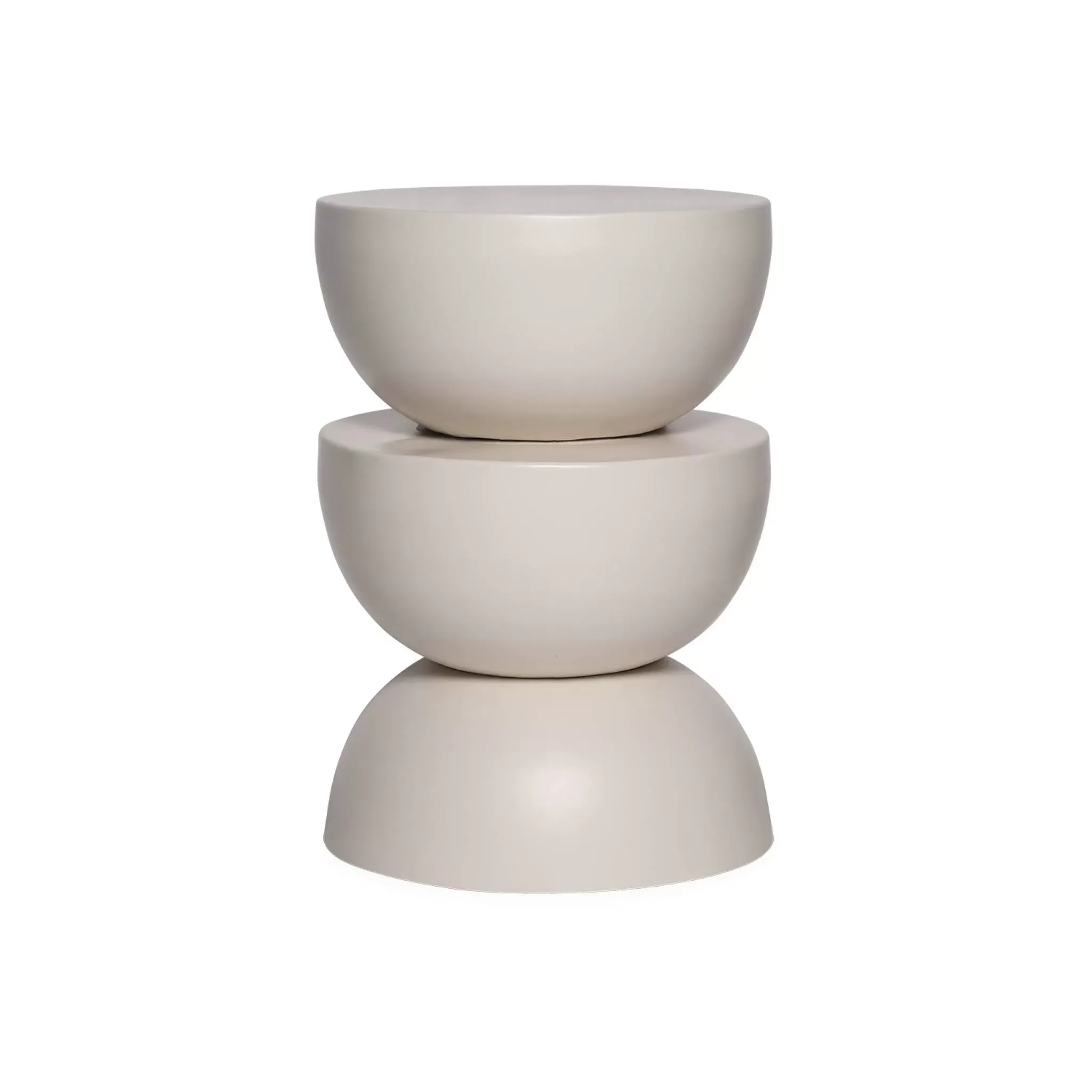 Table d'appoint en métal, D32 x h 46,5cm