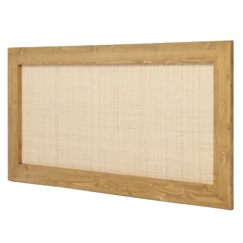 Tête de lit en bois pour lit de 180 cm couleur marron clair