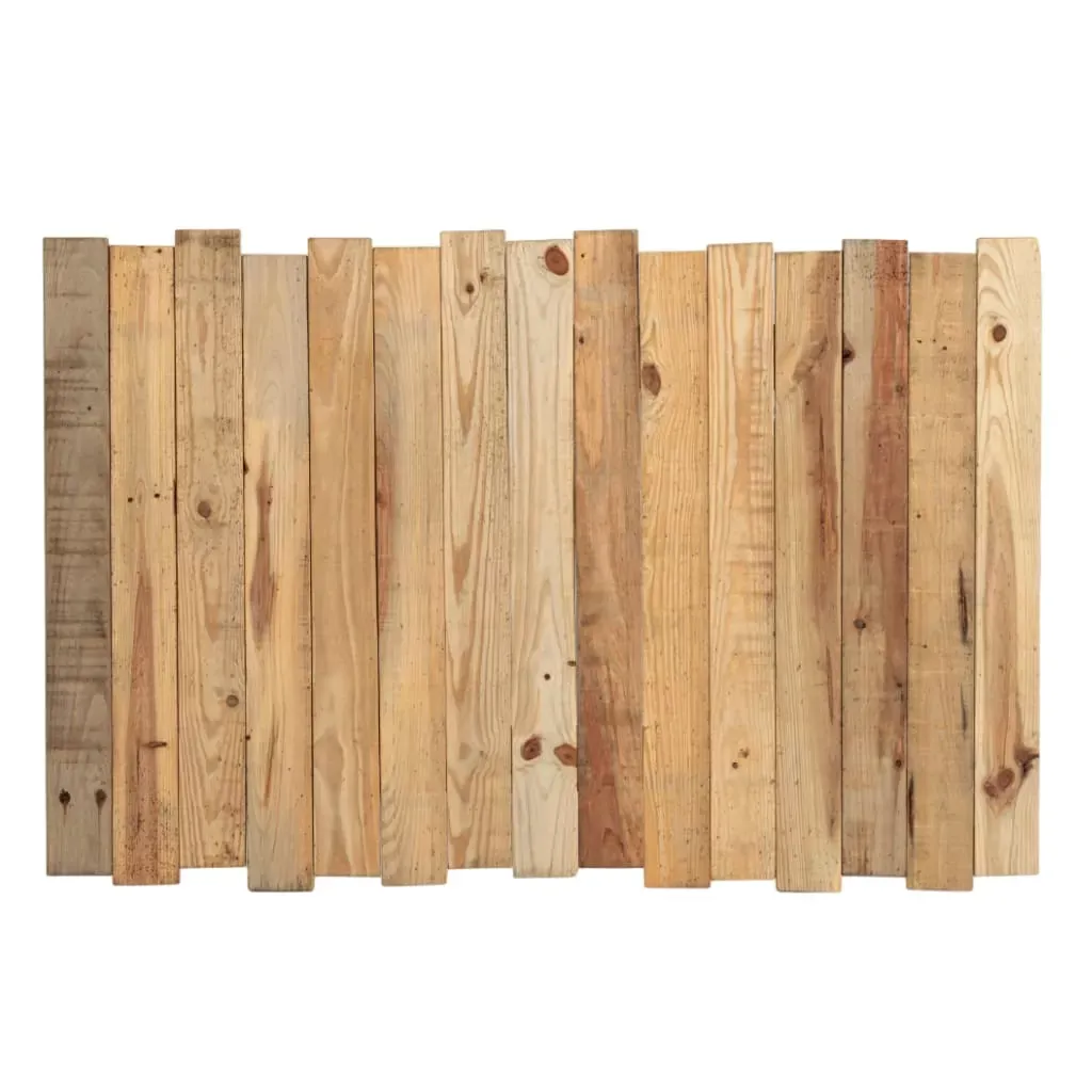 Tête de lit en bois de sapin récupéré 180 cm couleur marron