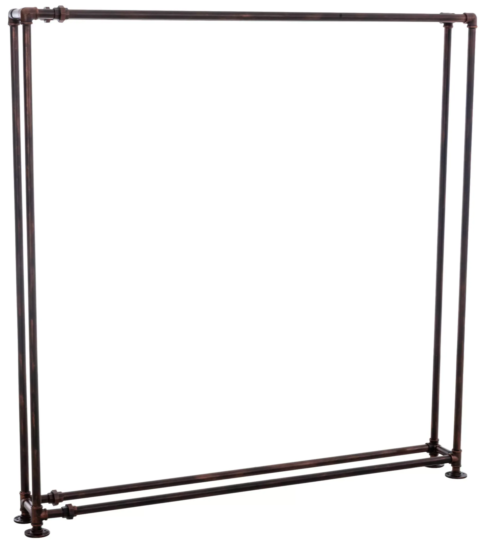 Porte-bûches solide et design en métal Bronze