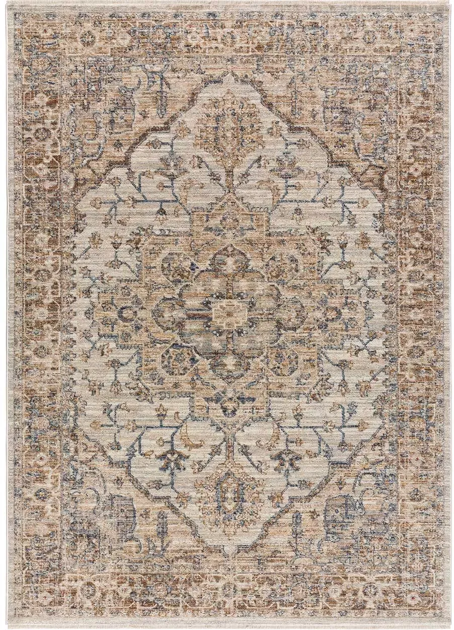 Tapis vintage beige/terracotta 133x190 cm