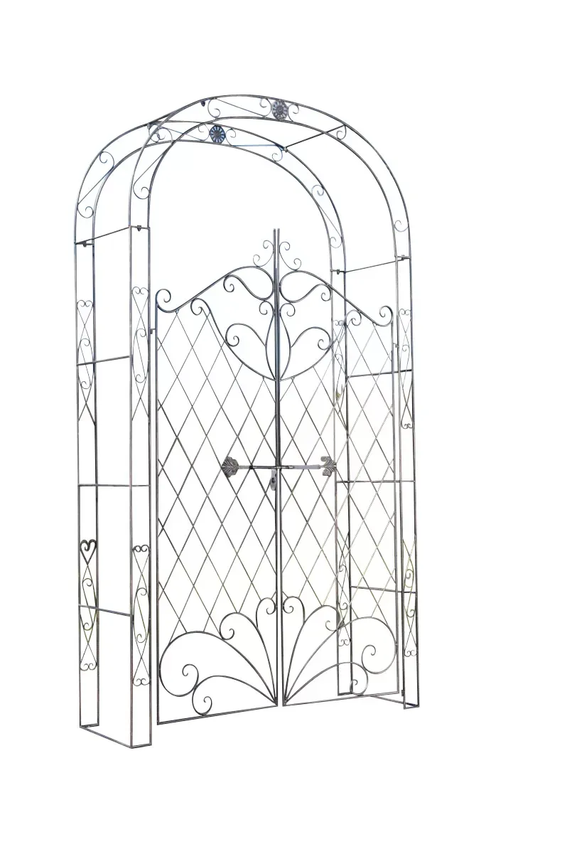 Arche pour plantes grimpantes en métal Bronze