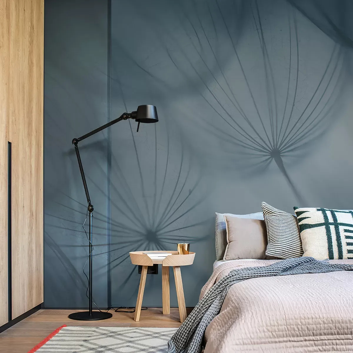 Papier peint panoramique dandelion bleu 375x250cm