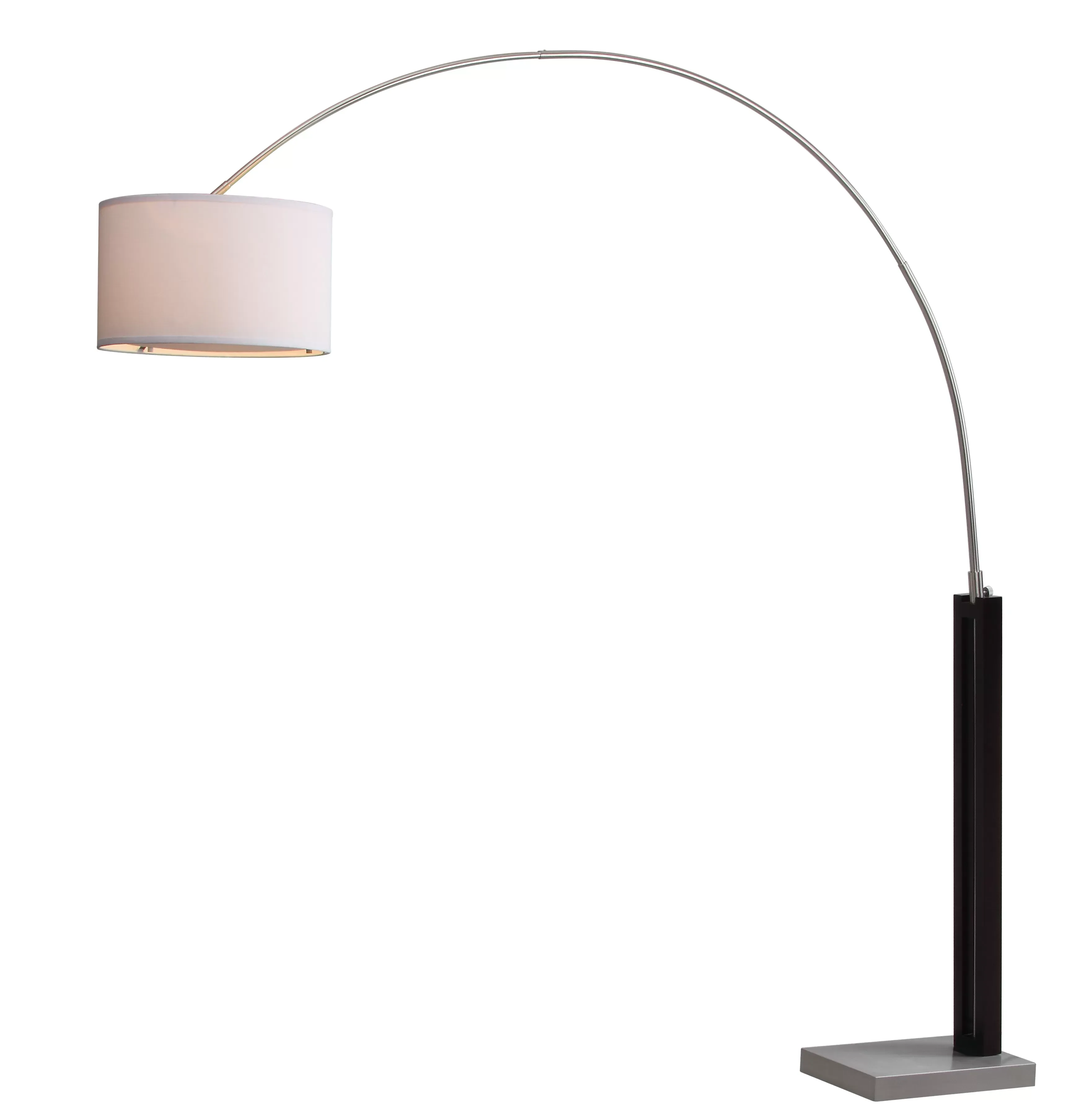 Lampe sur pied en le fer noir