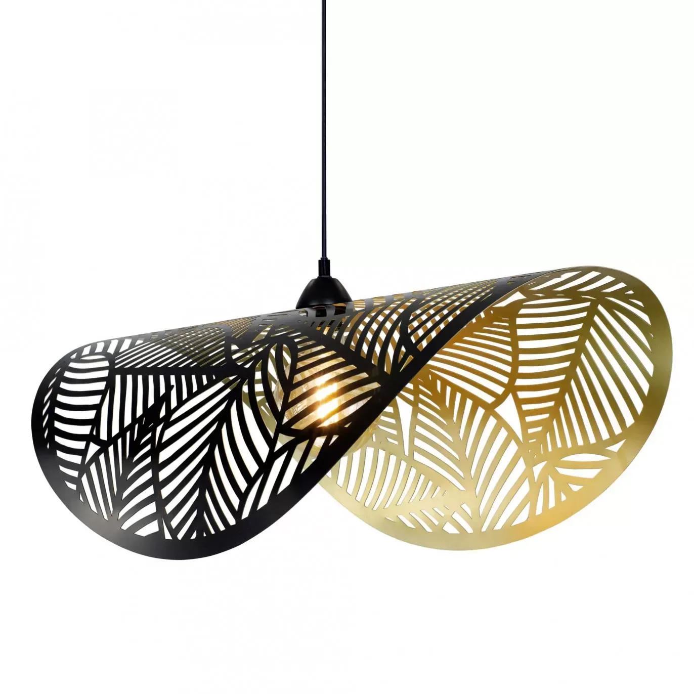 Suspension en métal ajouré