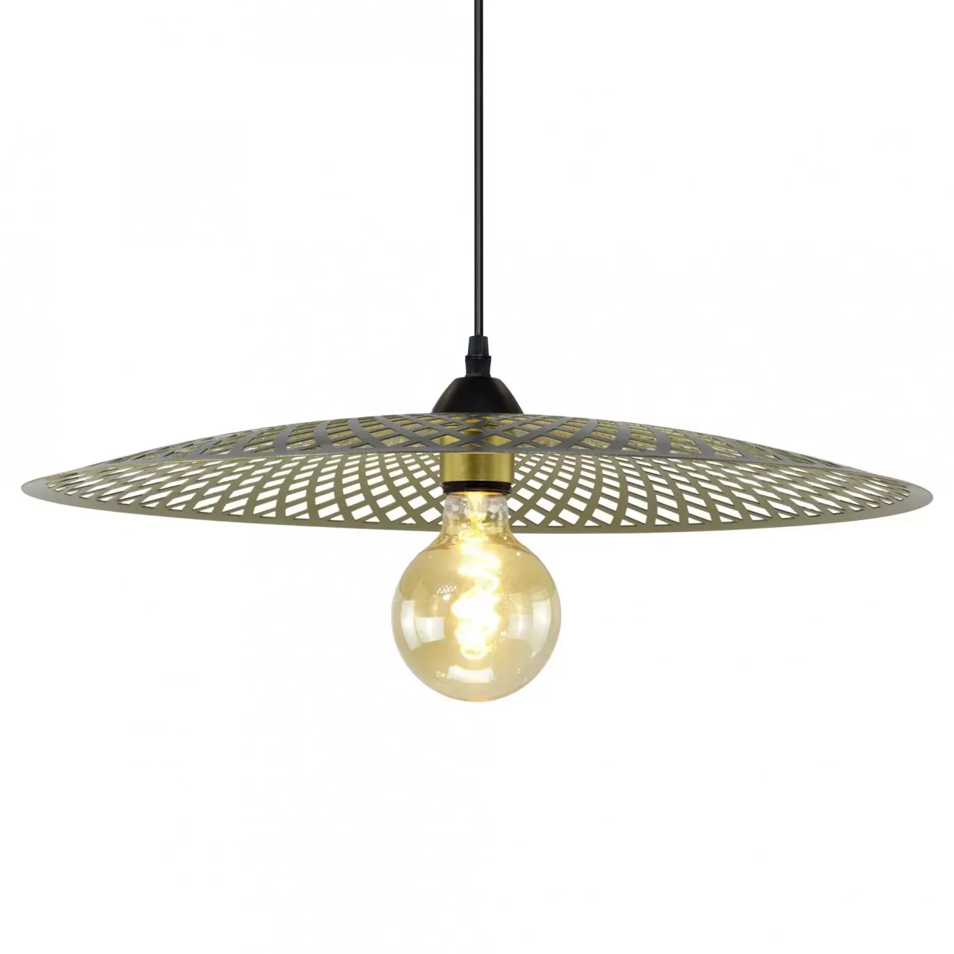 Suspension en métal perforé