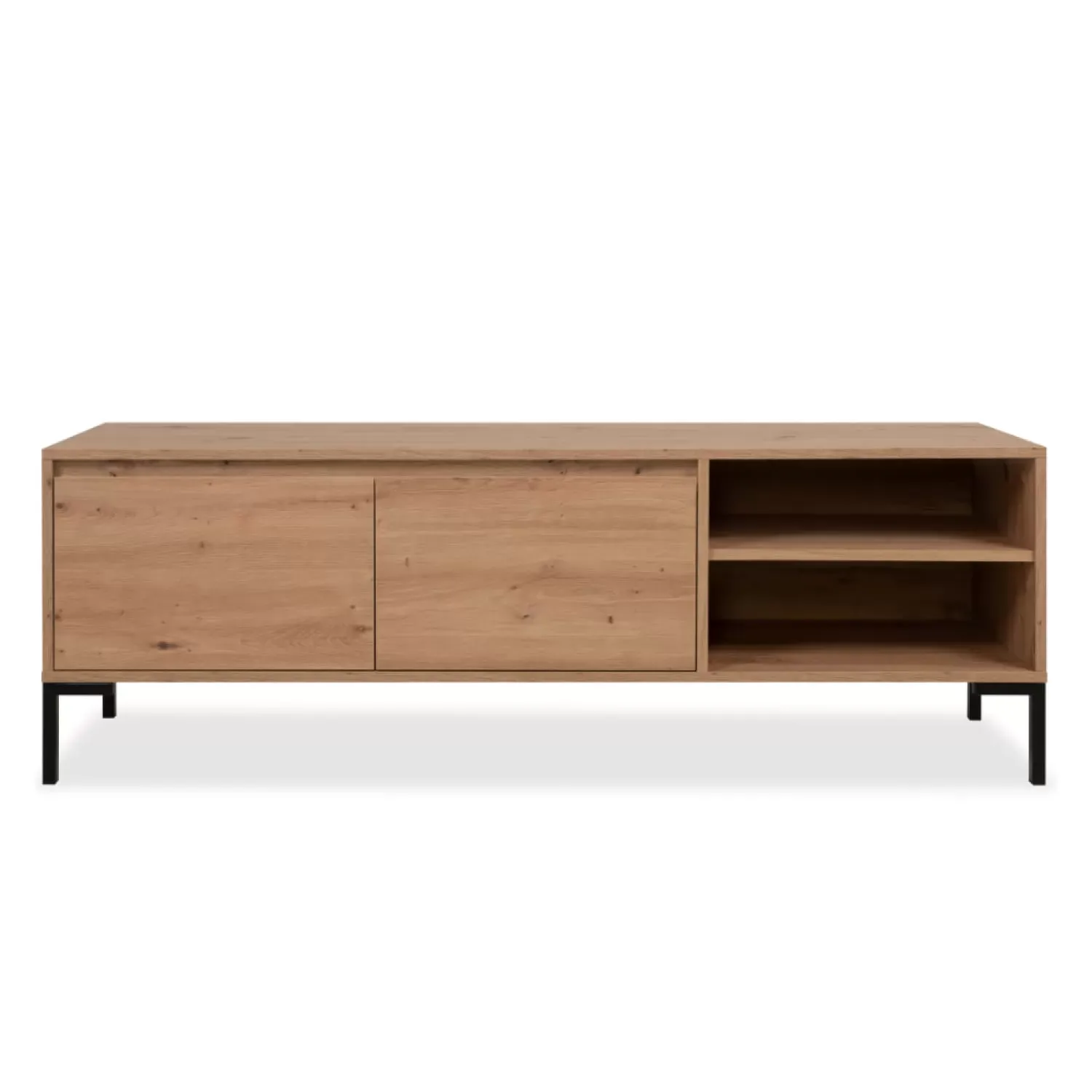 Meuble TV en bois avec rangements