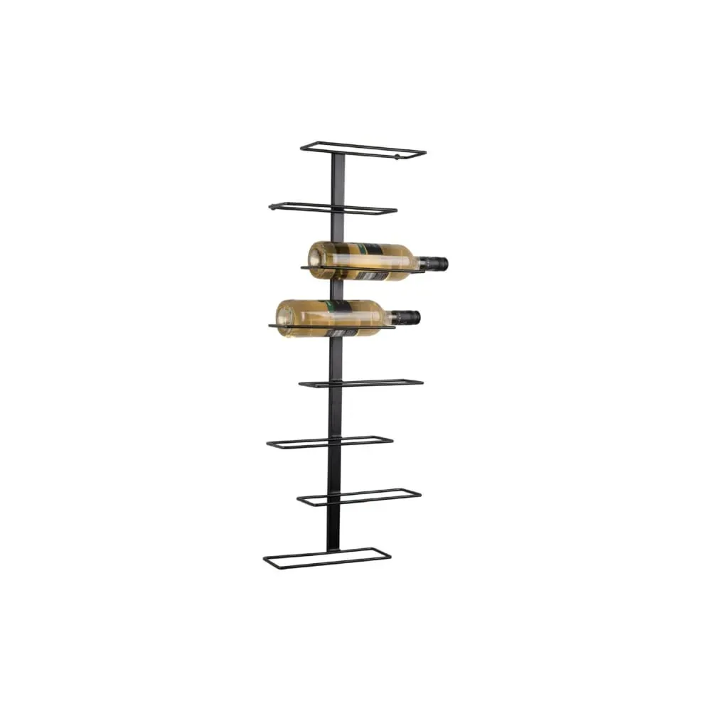 Casier à vin fer noir 32.5x9.5x80.5cm