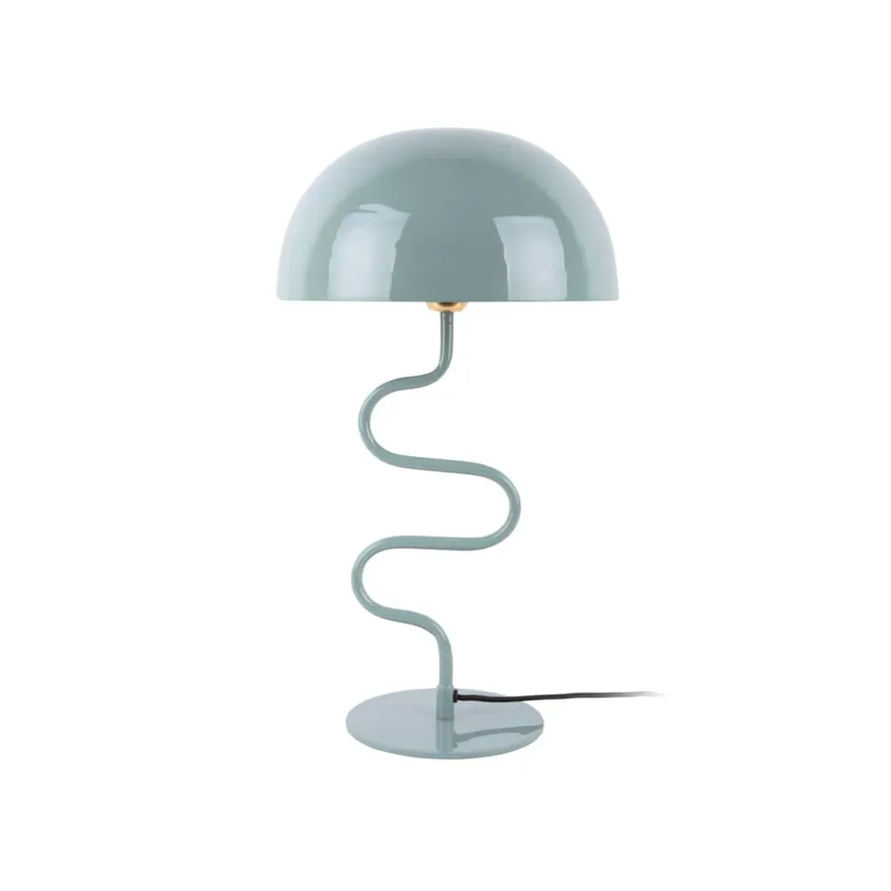 Lampe de Table fer bleu 31x31x54cm