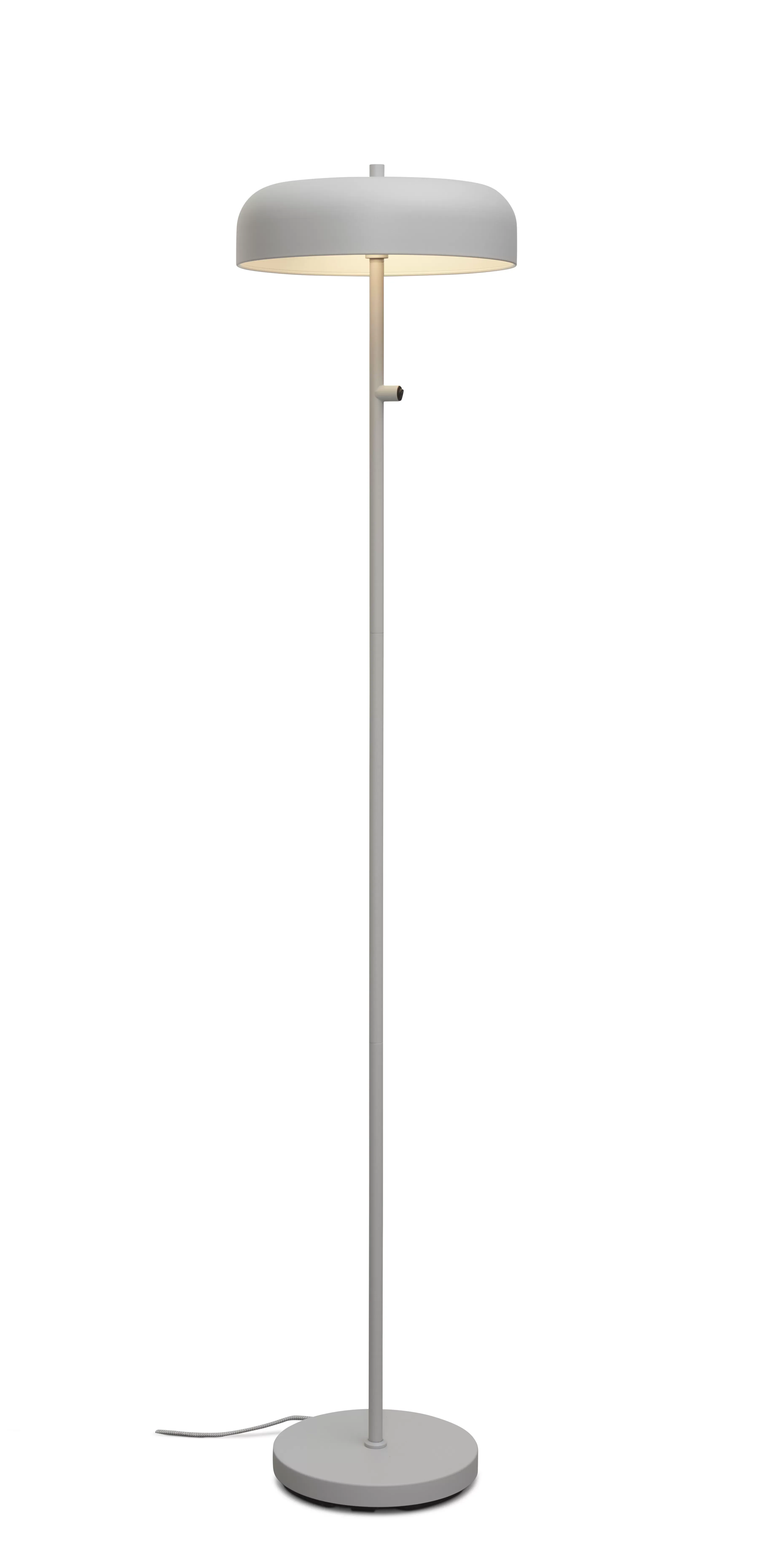 Lampadaire métal gris clair Ø30cm