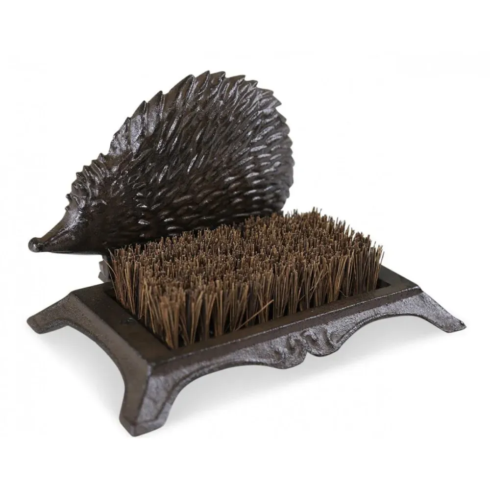 Gratte-pied fonte marron