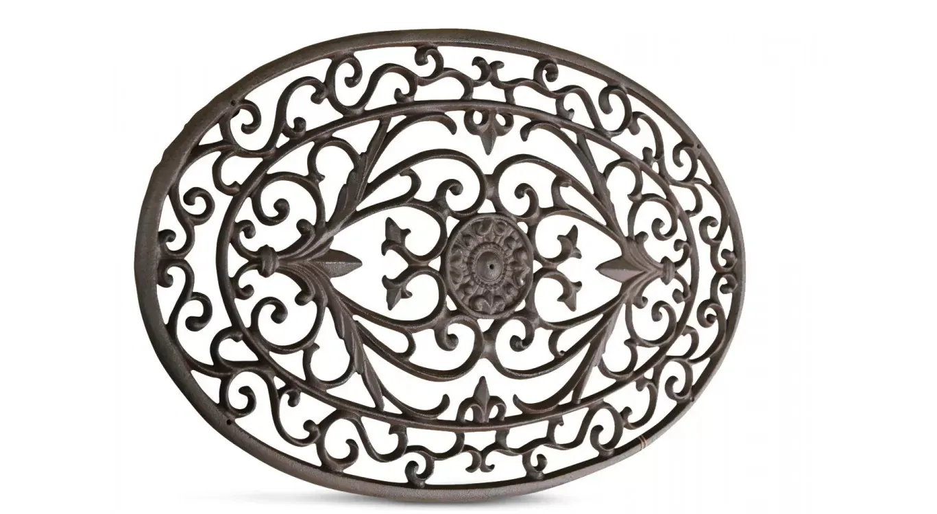 Paillasson lune fonte marron