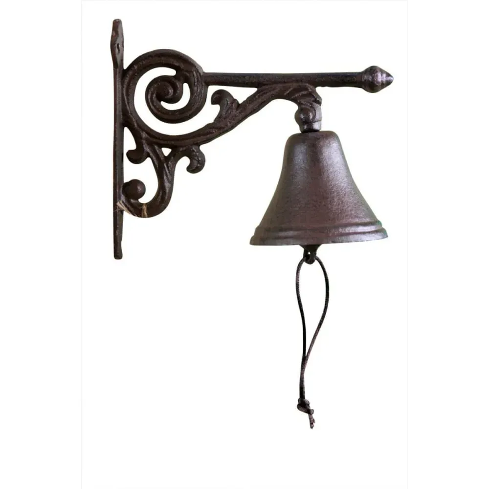 Cloche arabesque fonte marron