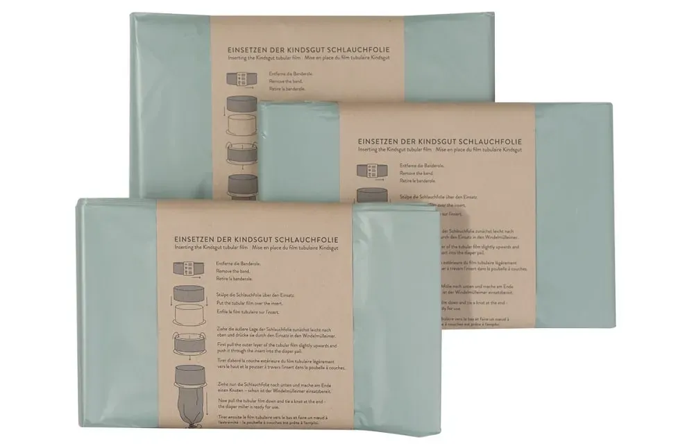 Sac poubelle à couches - film tubulaire