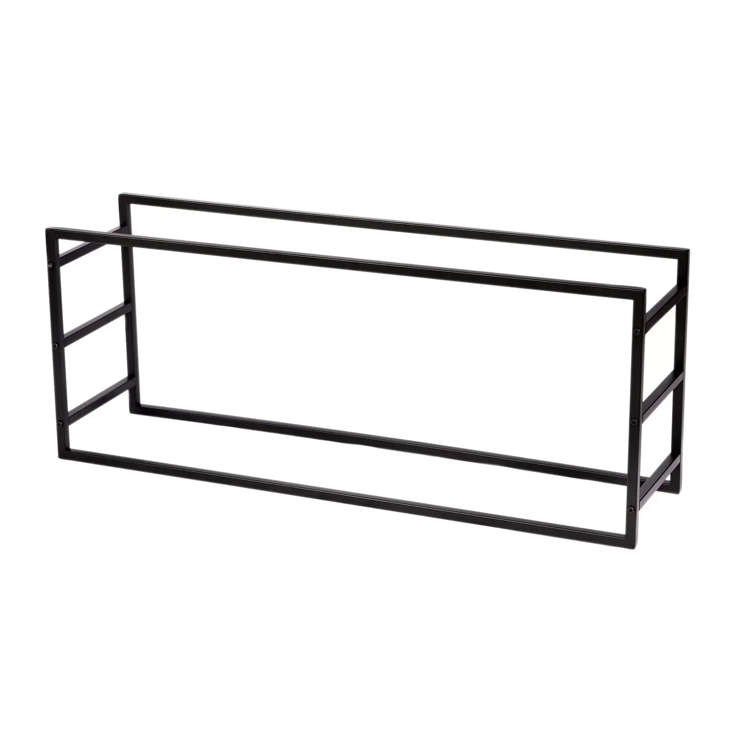 Porte buches horizontal noir