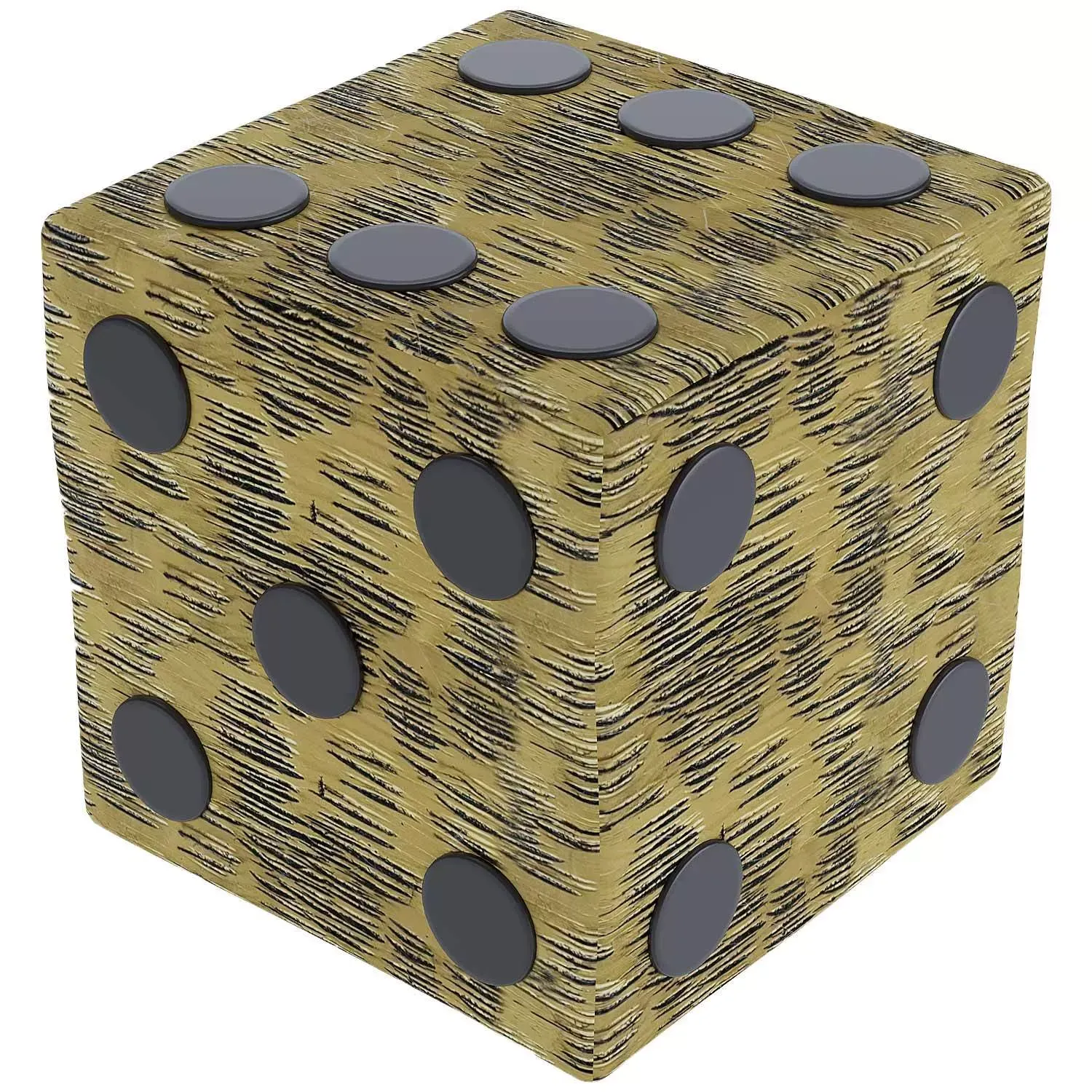 Décoration à poser en forme de dé XL