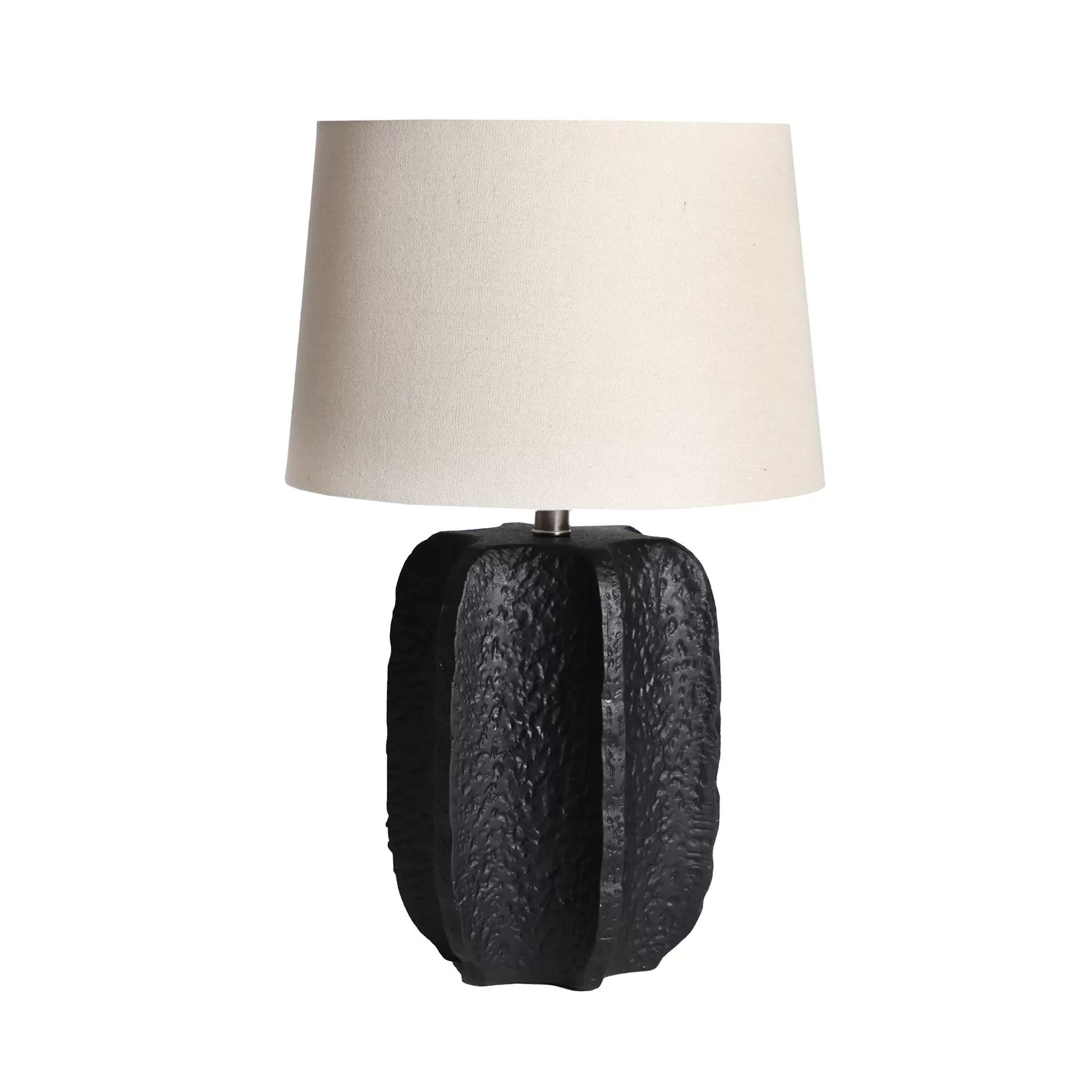 Lampe de salon en céramique noir  en 38x38x65 cm - lot de 2