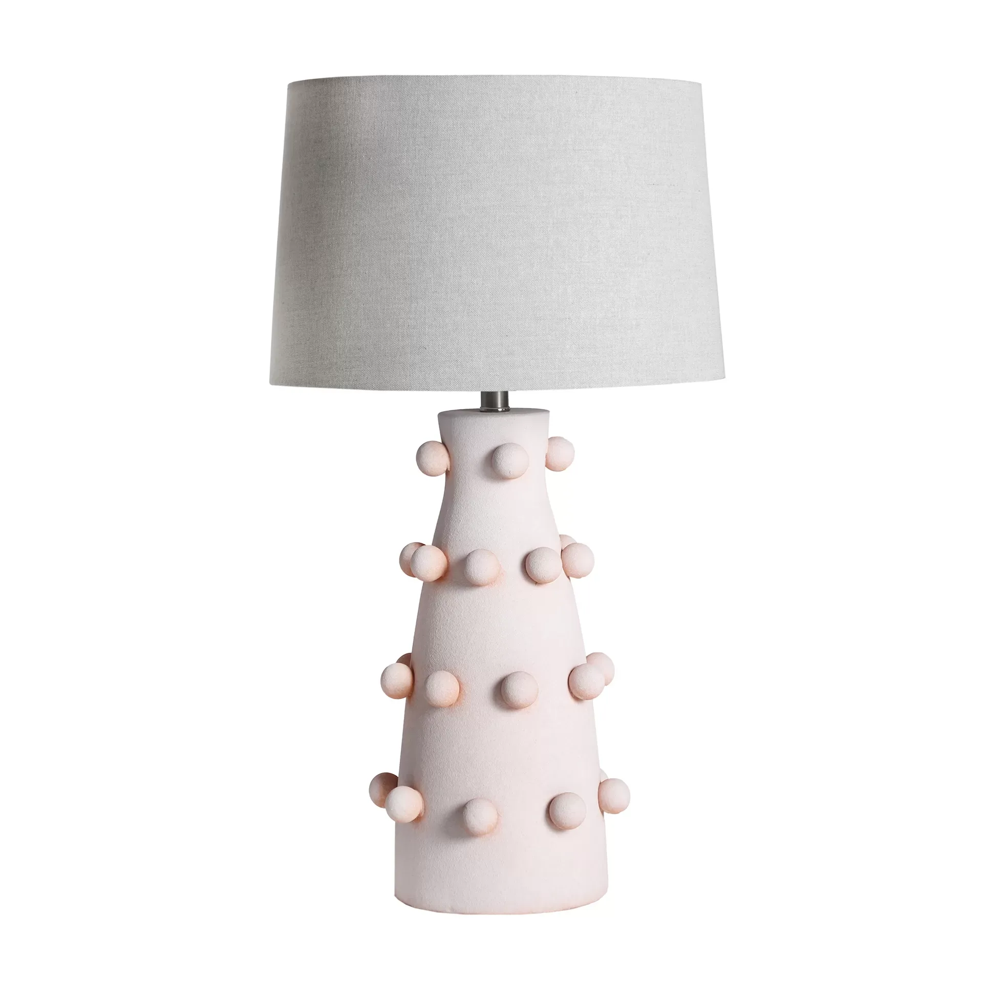 Lampe de salon en céramique rose pâle  en 40x40x73 cm - lot de 2
