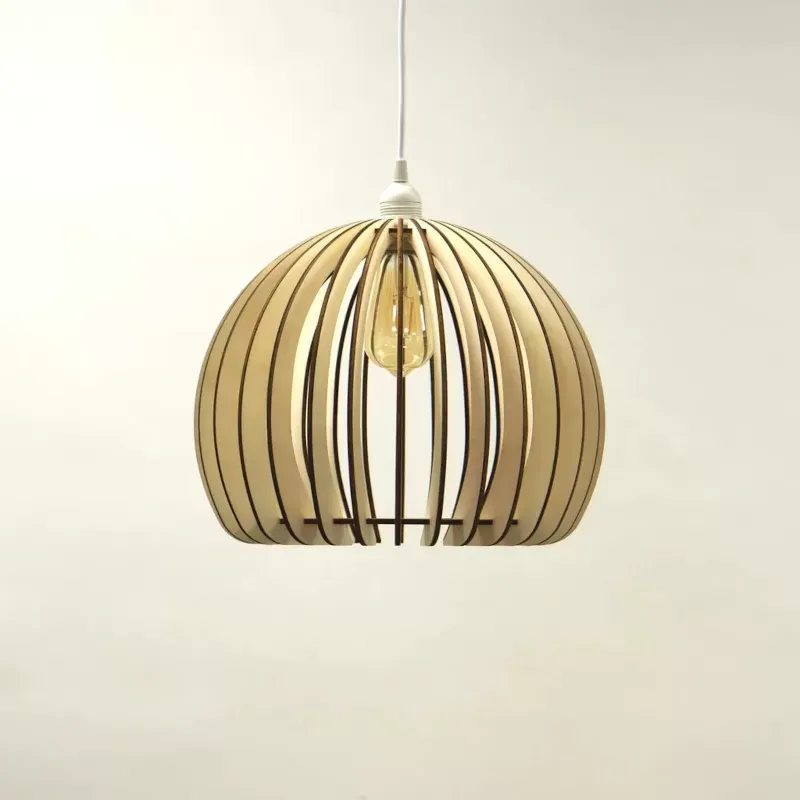 Suspension bois naturel