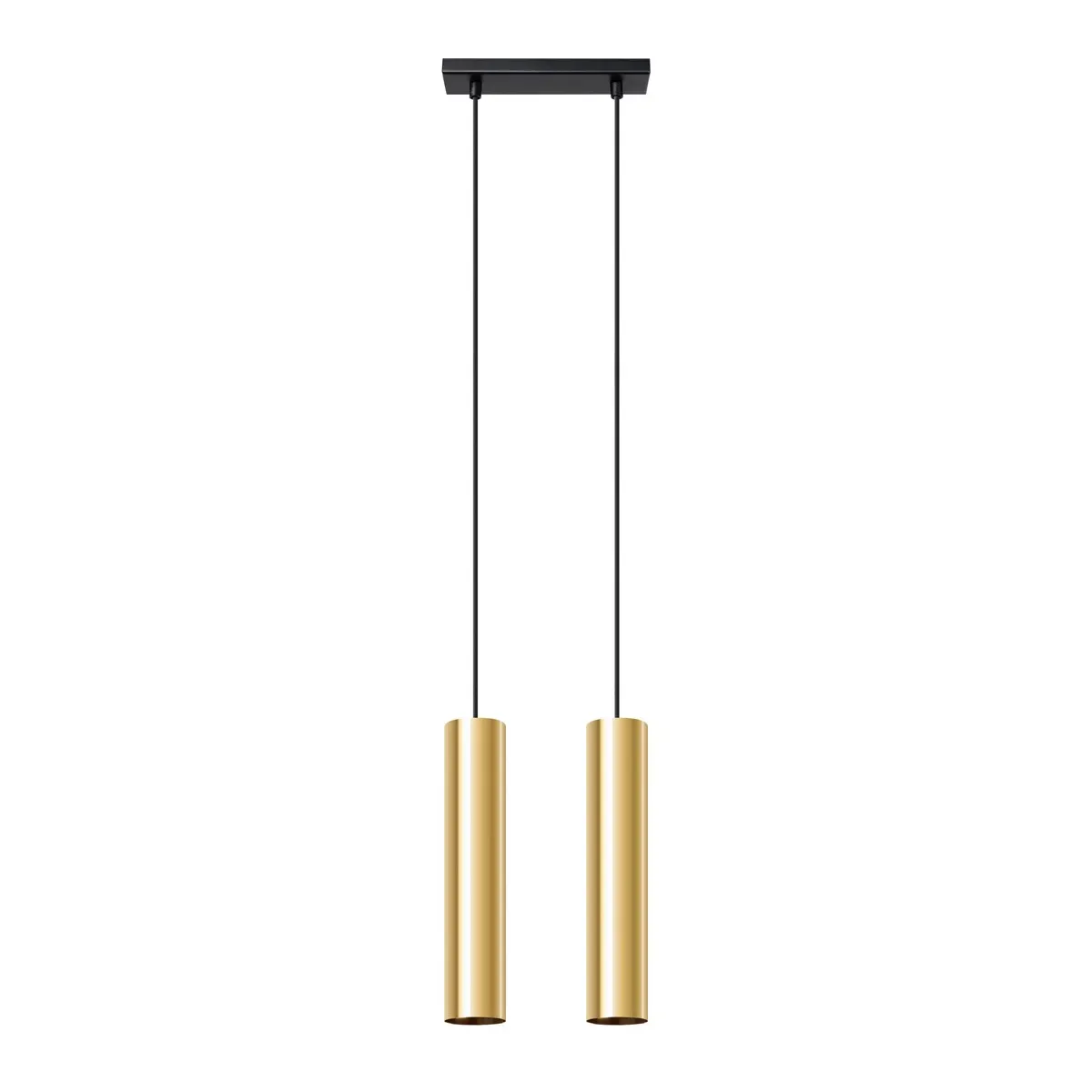 Lampe suspendue acier éclat H 31 cm
