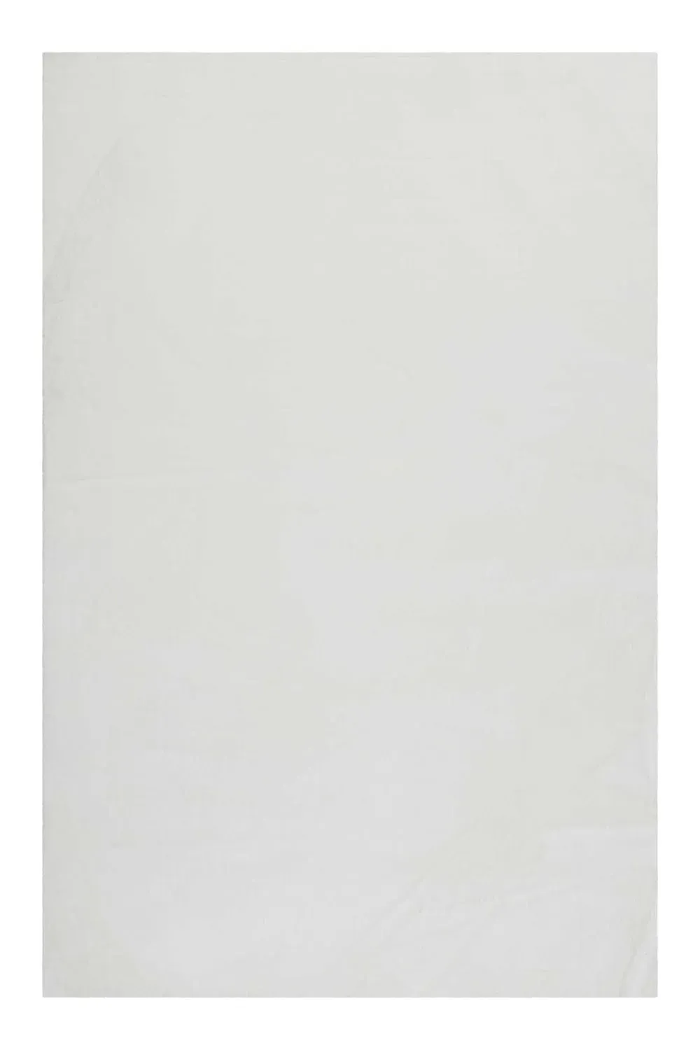 Tapis effet peau de lapin doux tufté beige pour salon, chambre 160x230