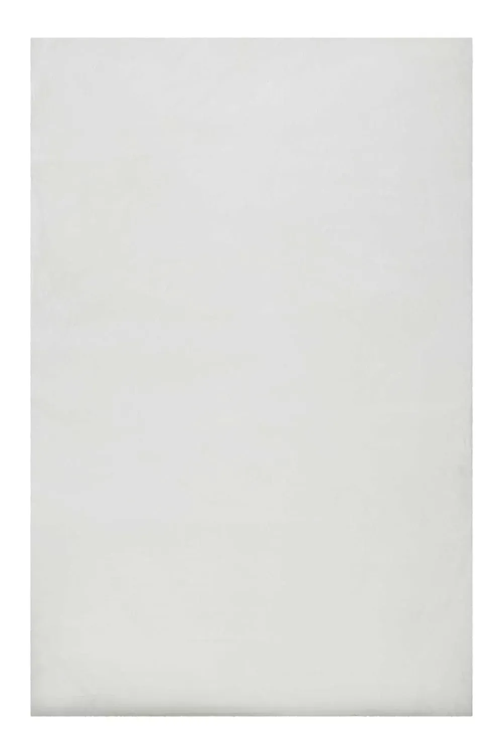 Tapis effet peau de lapin doux tufté beige pour salon, chambre 130x190