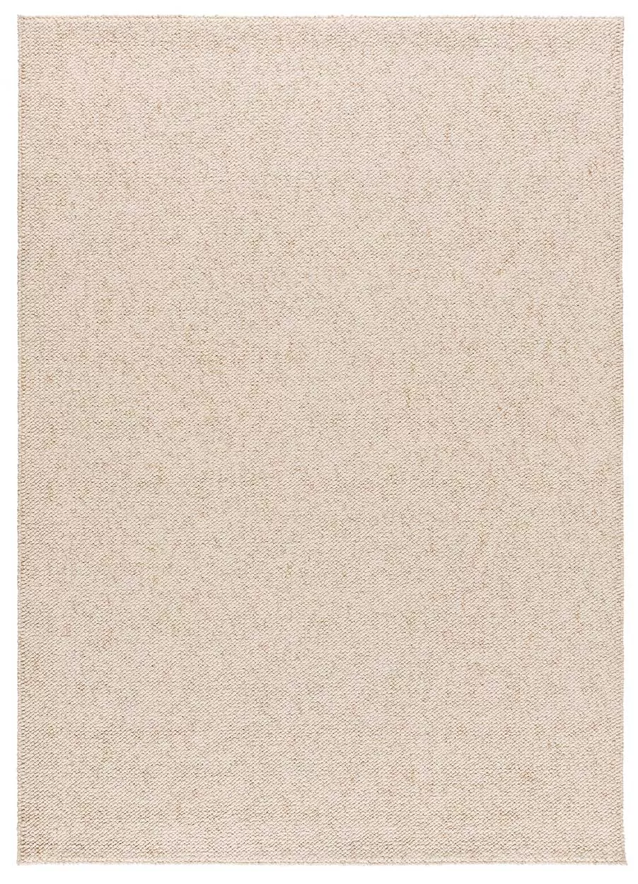 Tapis lavable blanc/beige 80x150 cm