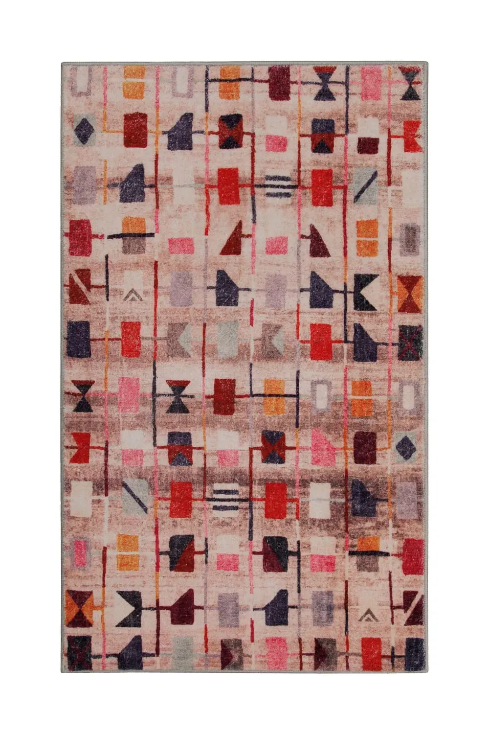 Tapis de bain multicolore avec impression numérique 60x100