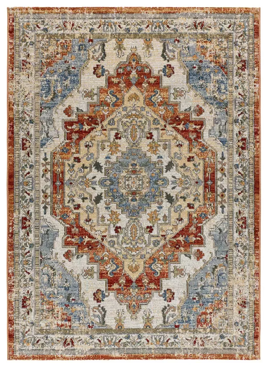 Tapis d'extérieur vintage rouille 80x150 cm