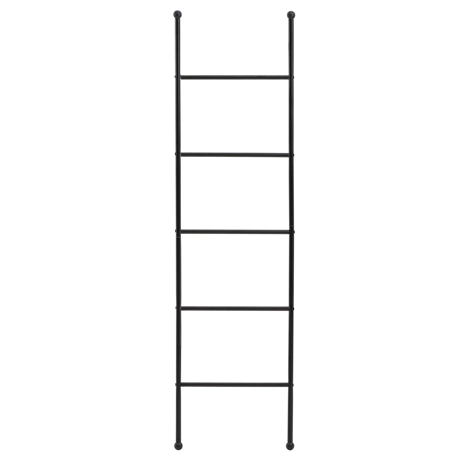 Echelle porte-serviettes 5 barreaux en métal noir