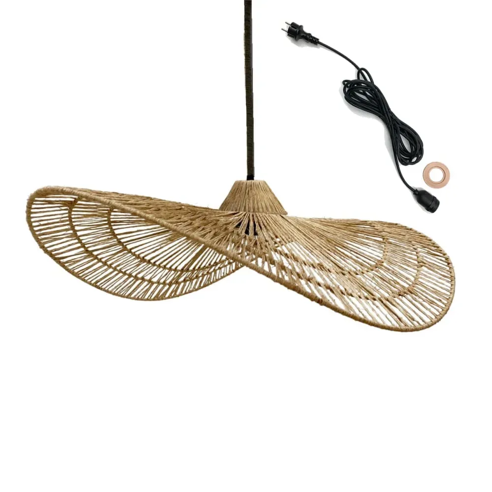Suspension secteur Jute Beige D63CM