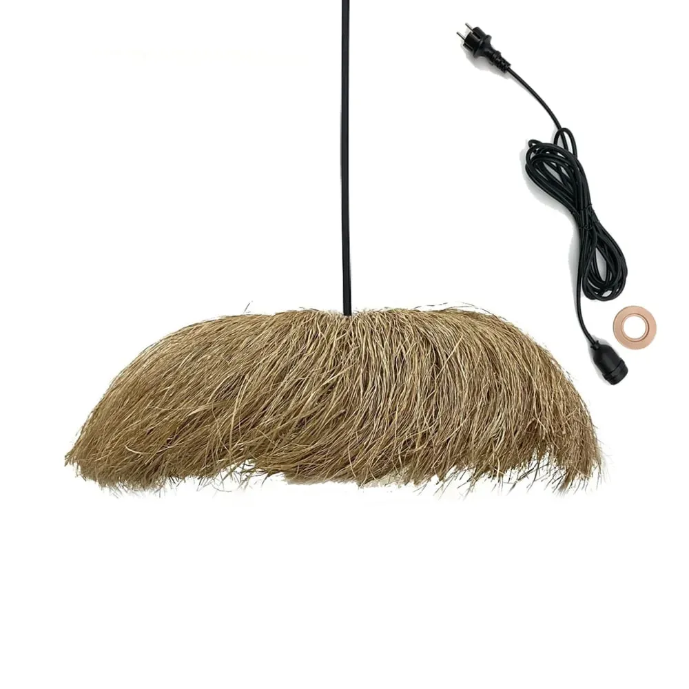 Suspension d'extérieur avec cable Herbe marine Beige D75CM