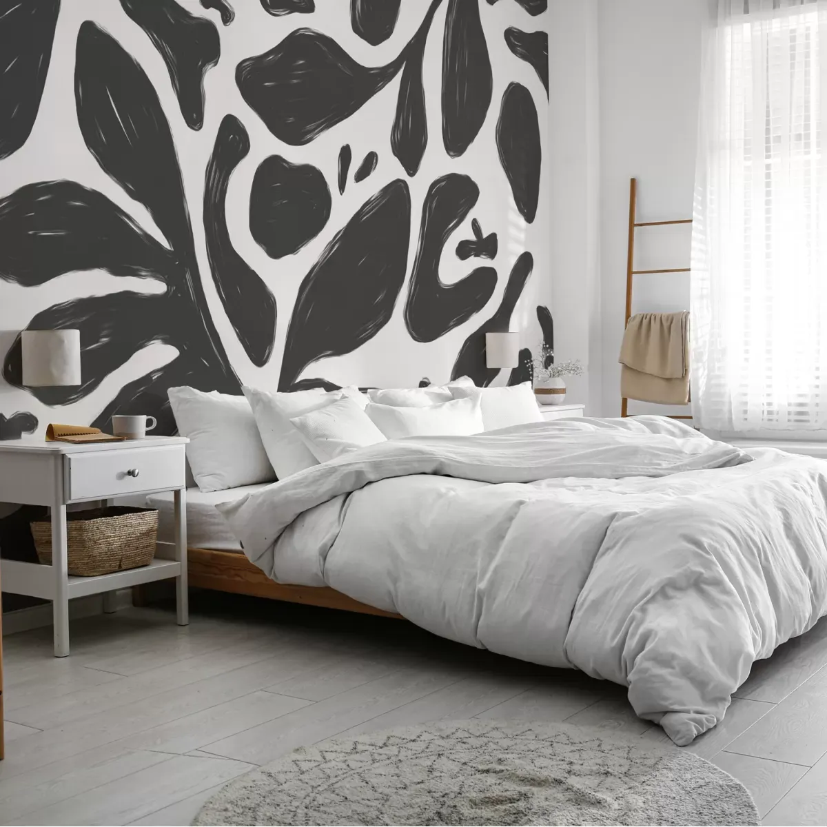 Papier peint panoramique fauve gris foncé 300x250cm