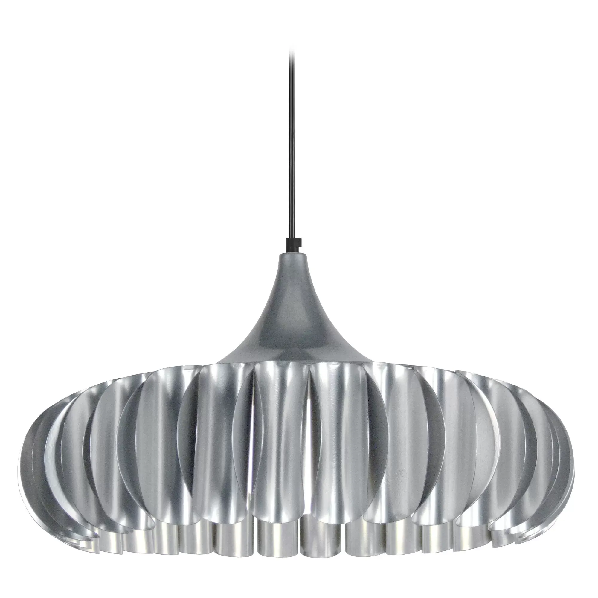 Suspension  métal,Aluminium, H 80xD40x P 40cm