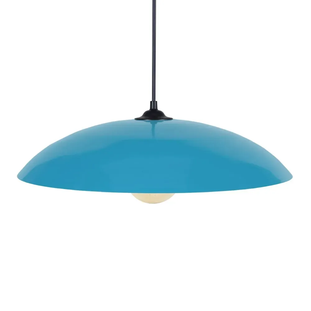 Suspension  métal,Bleu,H70x D40xP40cm