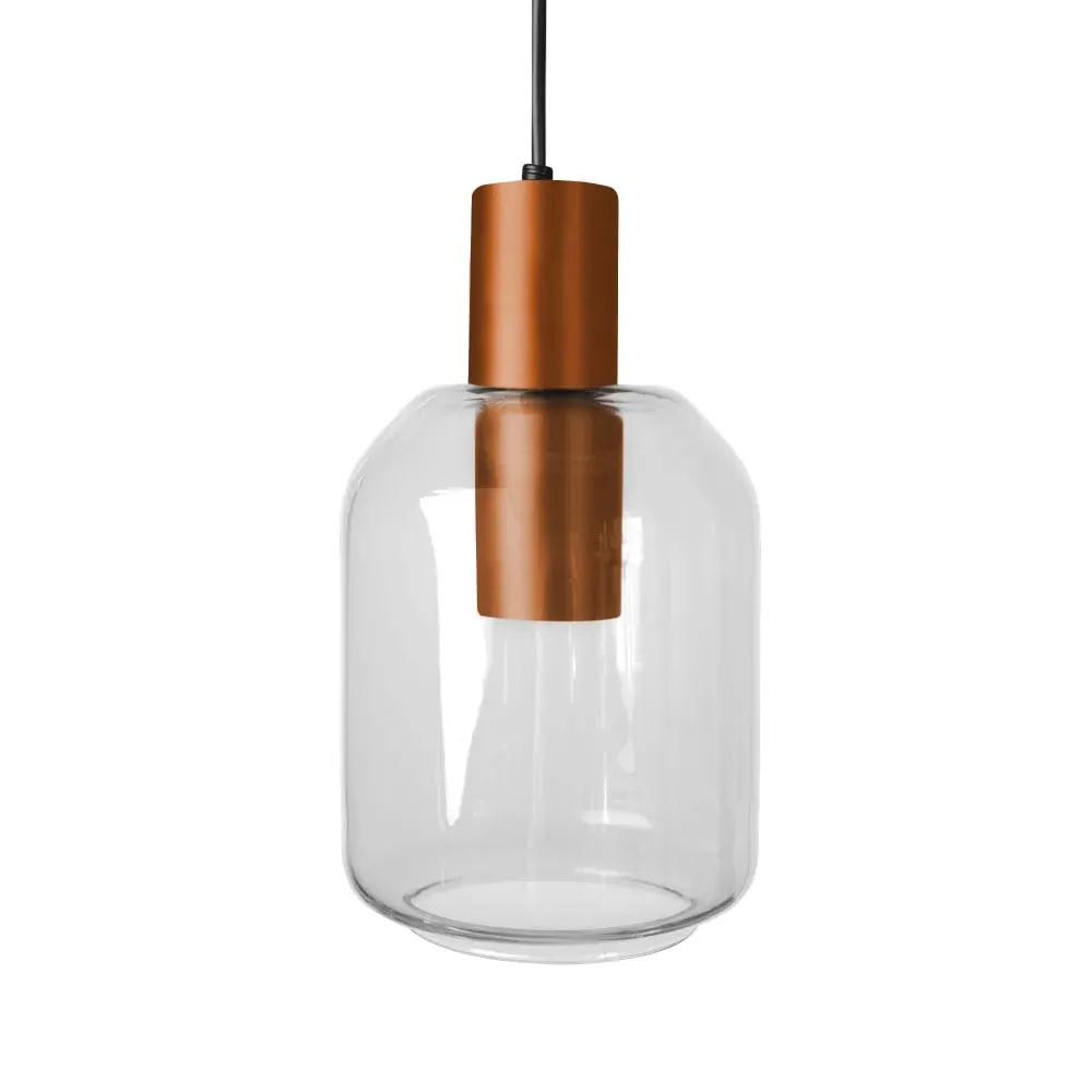 Suspension  métal,Bronce,H100xD14xP14 cm