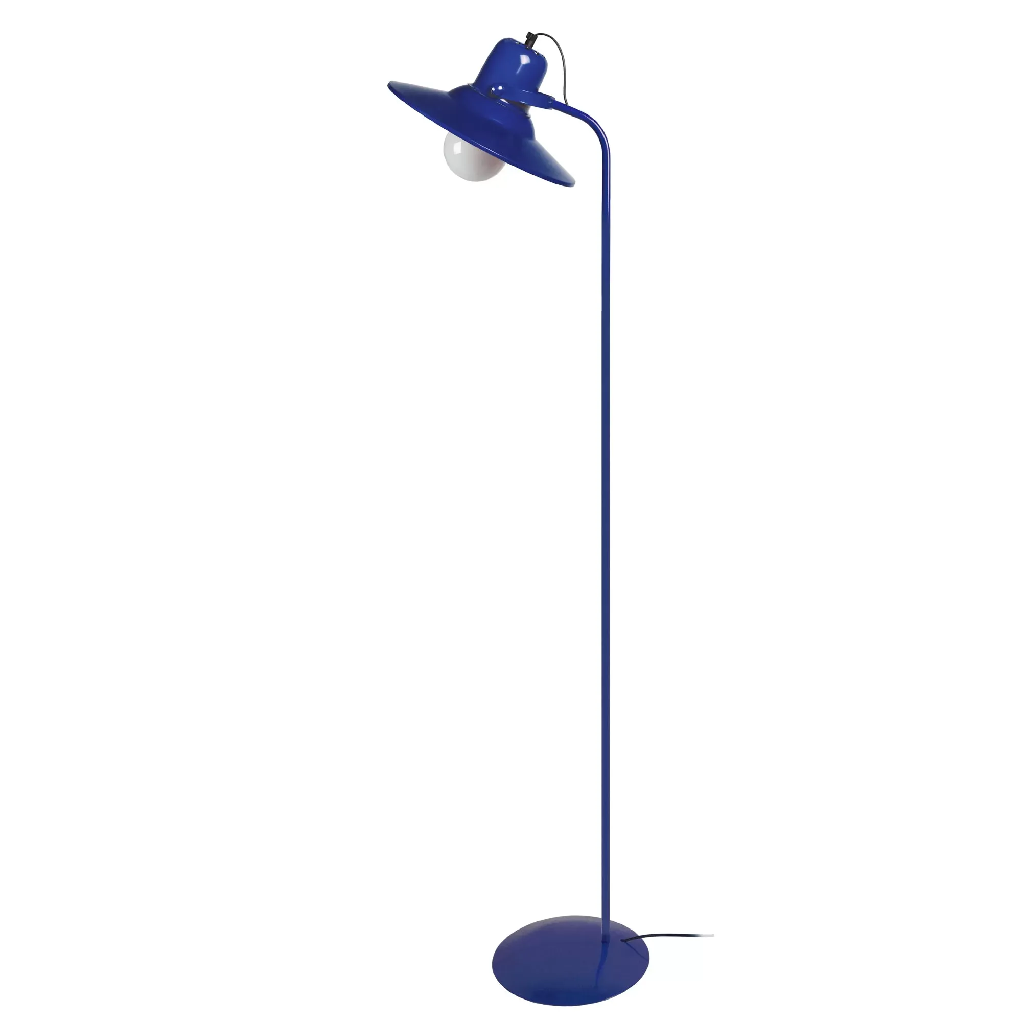 Lampadaire liseuse  métal,Bleu,H150xD29xP29cm