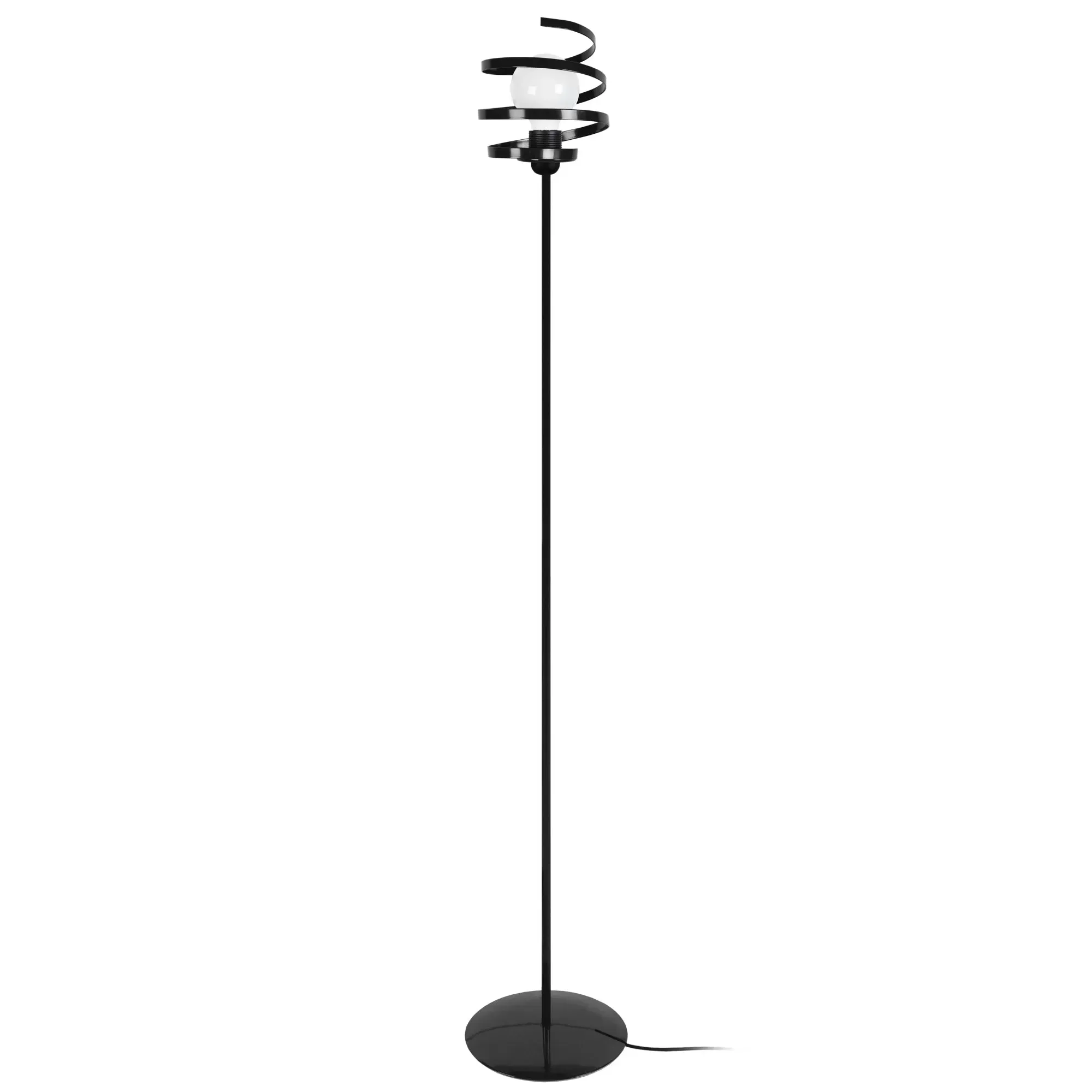 Lampadaire  métal,Noir ,H160xD25xP25cm