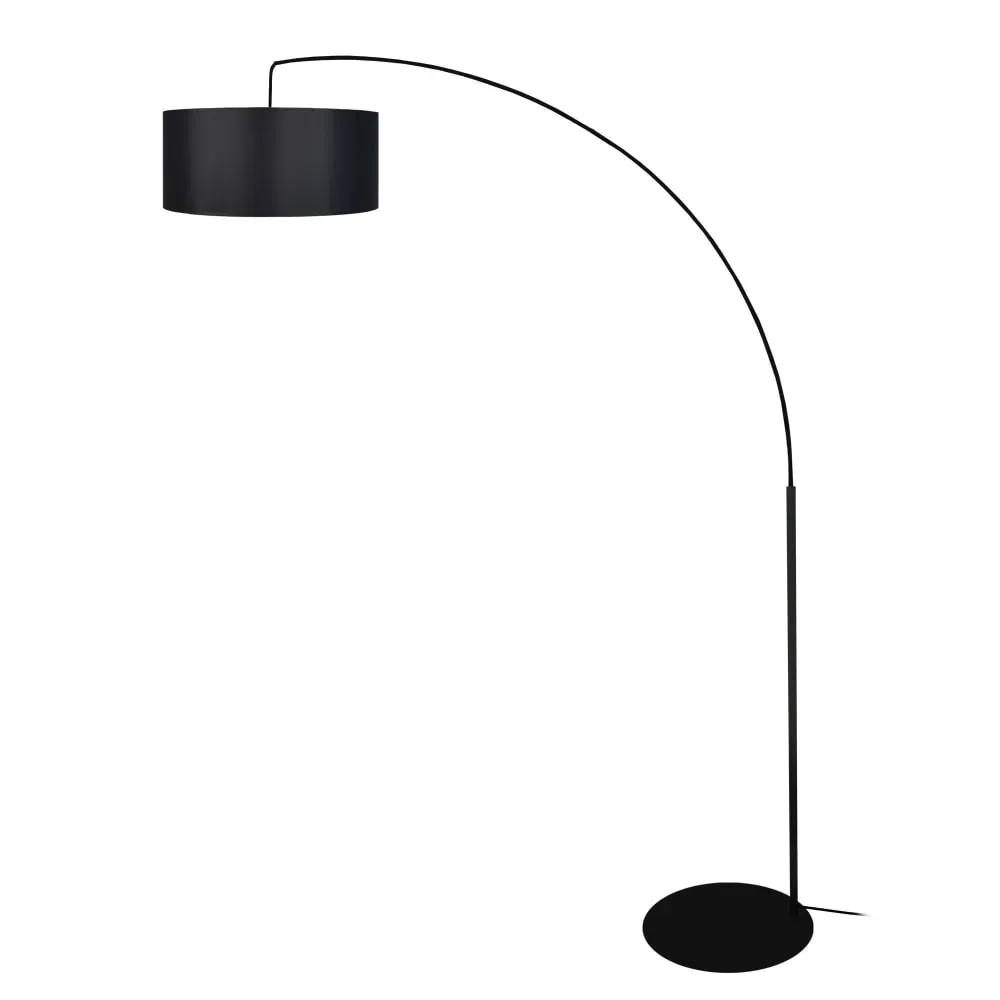 Lampadaire  métal,Noir , H 190xD150x P 40cm