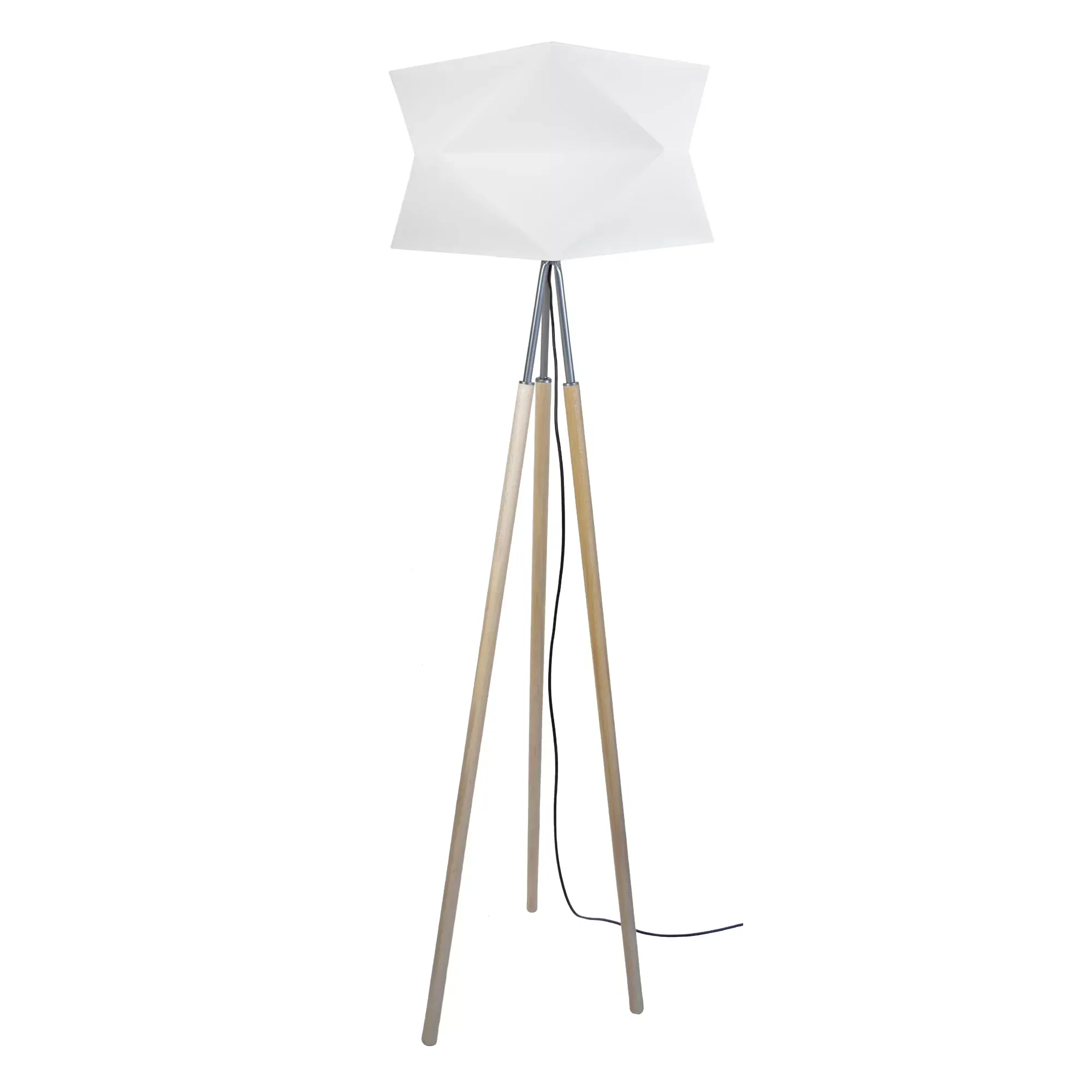 Lampadaire tissu blanc 45  cm