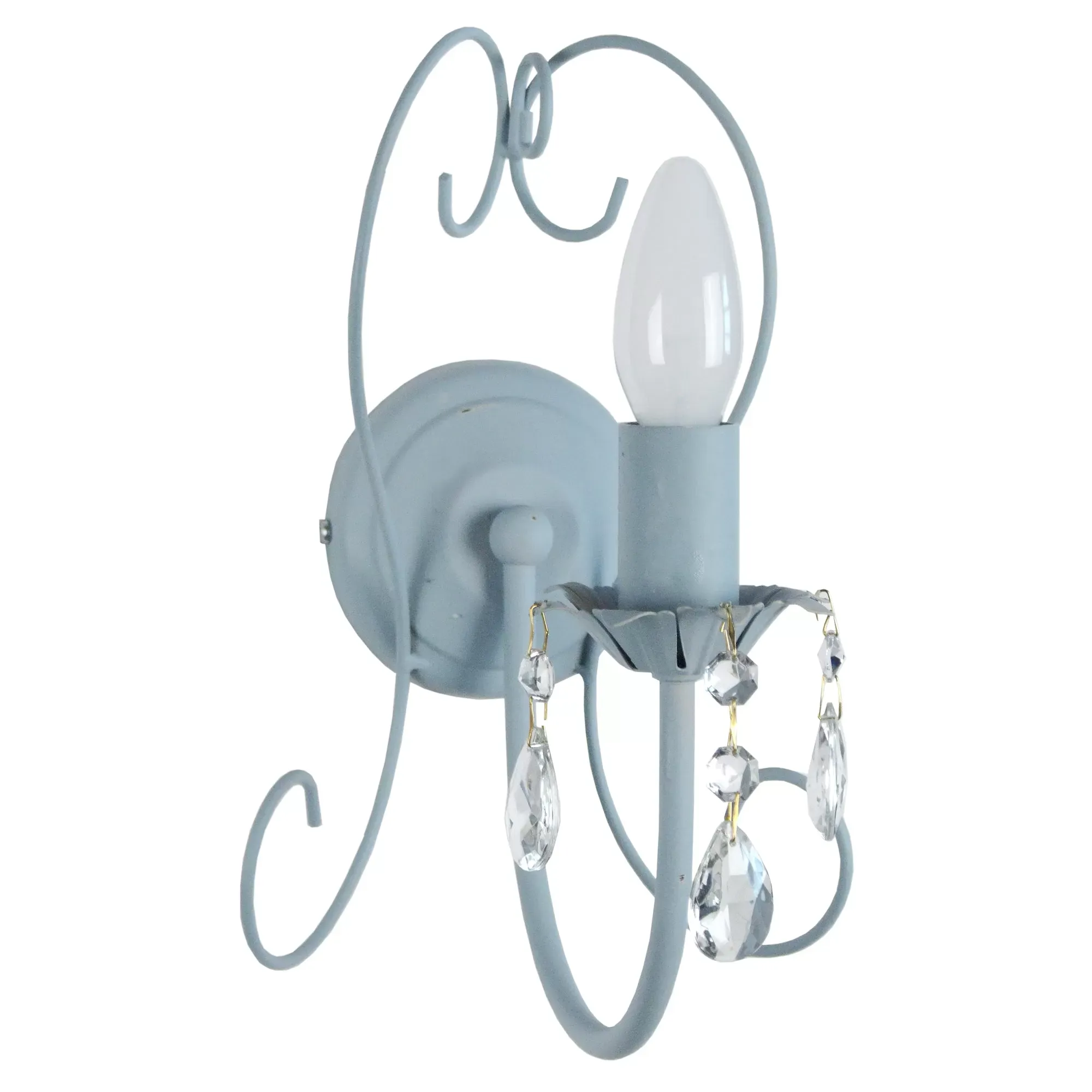 Applique tissu flamme 25  cm