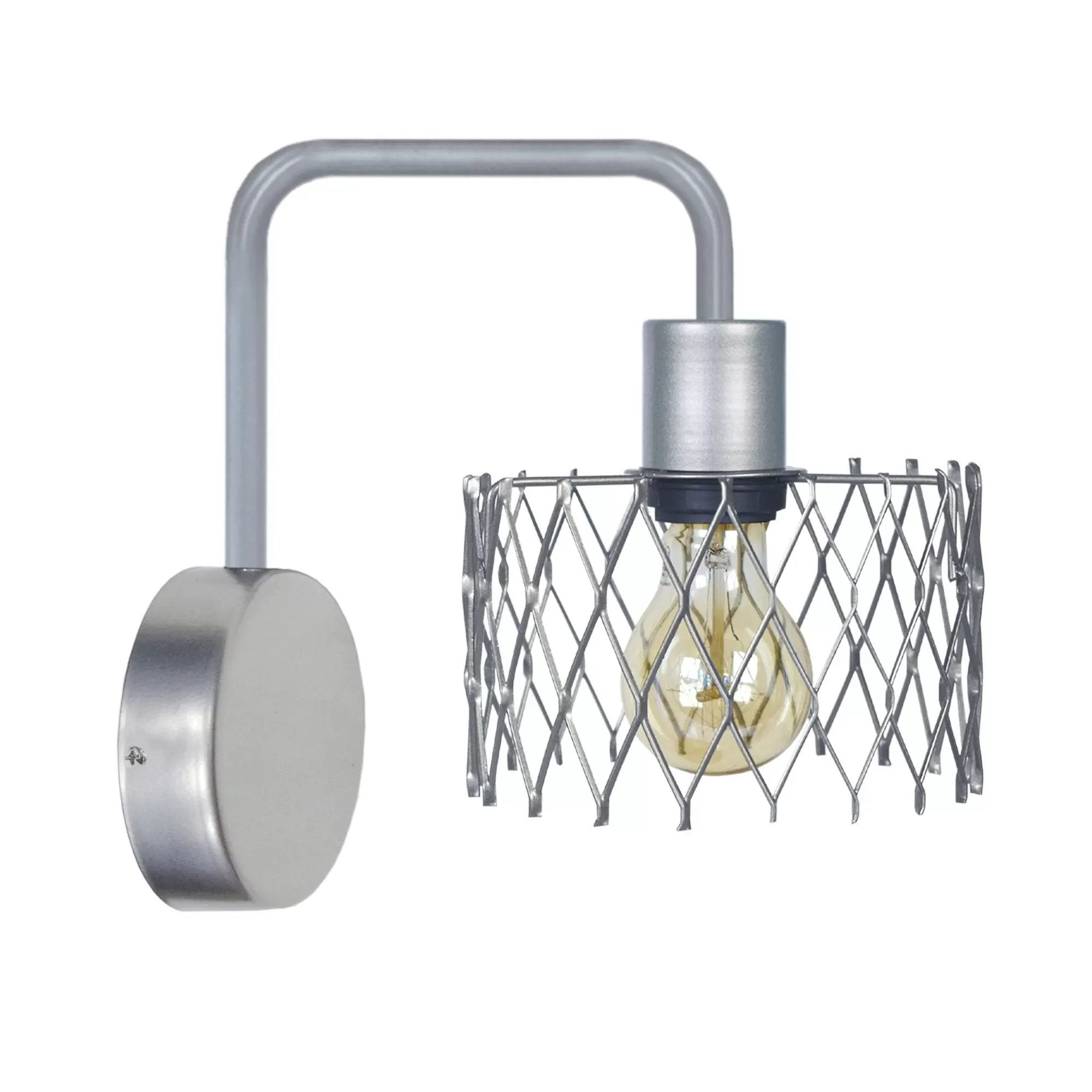 Applique  métal,Aluminium,H22xD16xP16cm