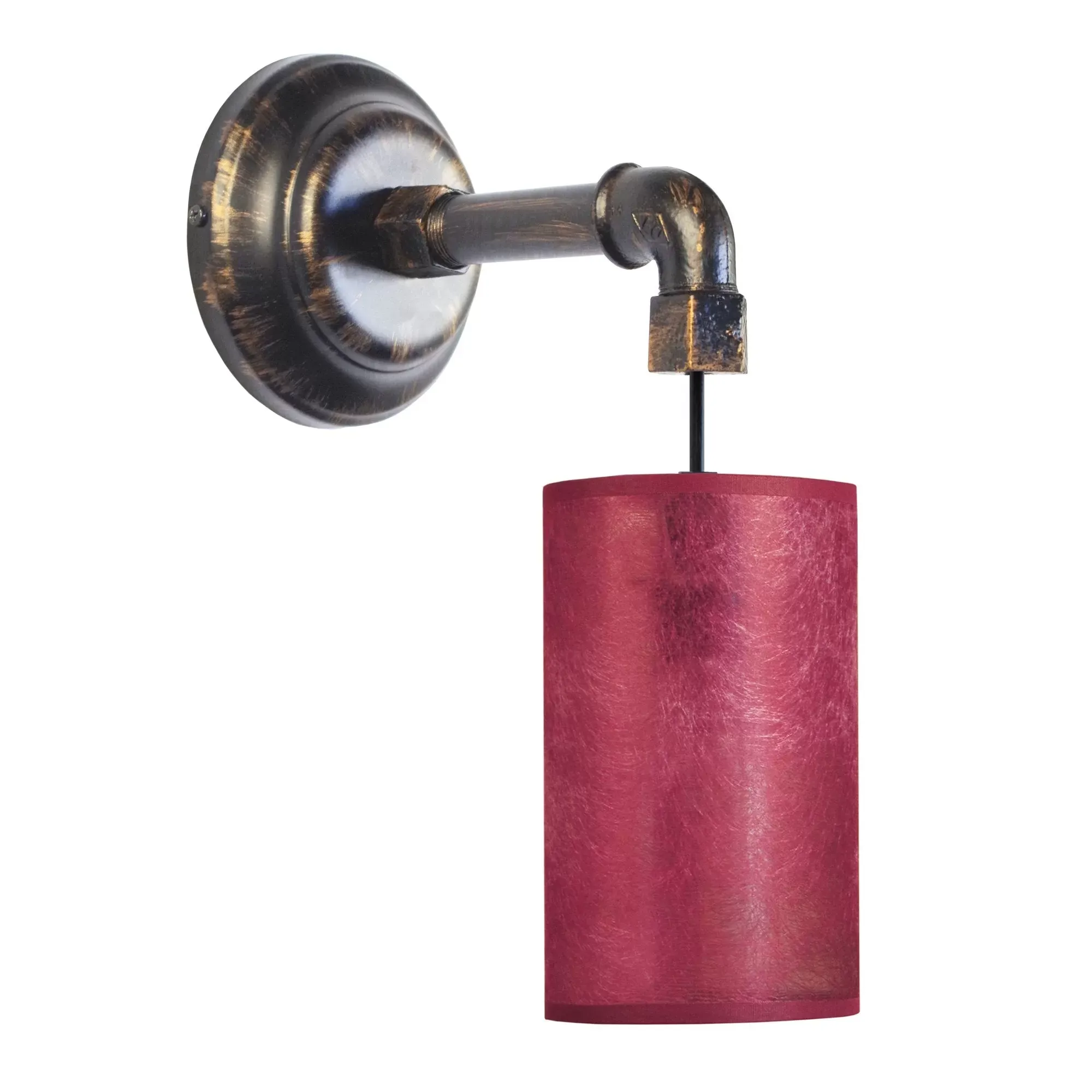 Applique  métal,Noir ,H26xD 14x P 17cm